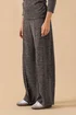PixieGirl Petite Chocolate Brown Marl Wide Leg Trousers - 18 Image 2