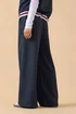 PixieGirl Petite Navy Blue Contrast Waist Trousers - 14 Image 3