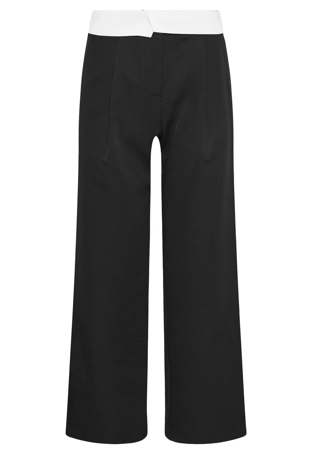 PixieGirl Petite Black Fold Over Smart Trousers - 12 Image 5