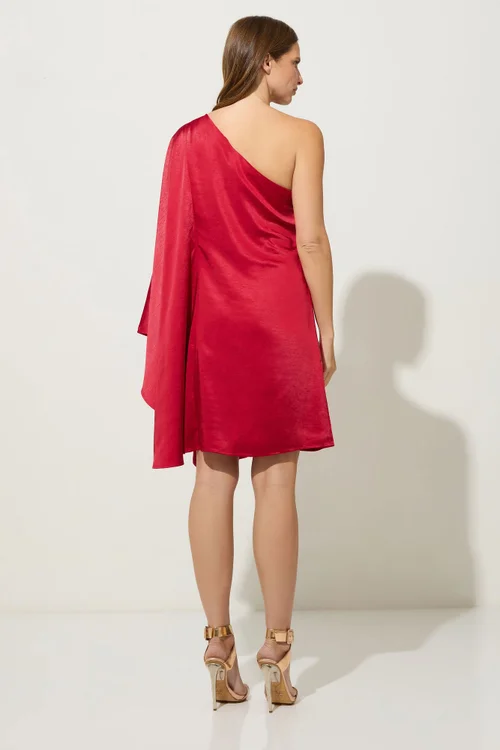 Star By Julien Macdonald Red Asymmetric Mini Dress - 22 Image 4