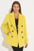 Star By Julien Macdonald Yellow Button Through Coat - 14 Image 2