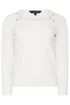 Star By Julien Macdonald White Button Detail Top - Size 16 Clothing Image 5