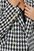 Star By Julien Macdonald Black Checked Double Breasted Blazer - 14 Image 5