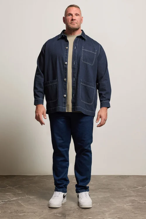 BadRhino Blue Chore Denim Shacket - L Image 3