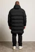 BadRhino Black Seamless Longline Puffer Jacket - 2XL Image 3