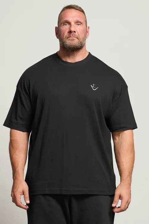 BadRhino Black 'Rest Day' T-Shirt - Large Image 1