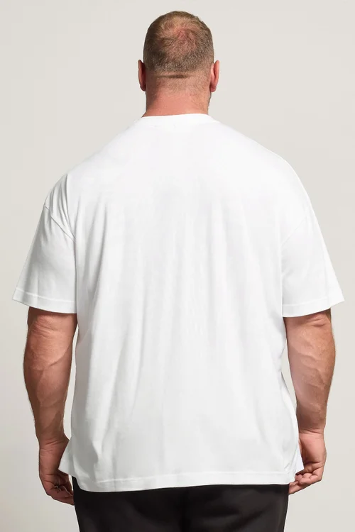 BadRhino White 'Rest Day' T-Shirt - Large Image 3