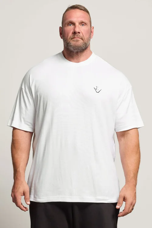 BadRhino White 'Rest Day' T-Shirt - Large Image 1