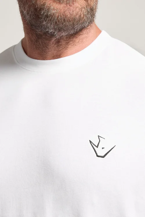 BadRhino White 'Rest Day' T-Shirt - Large Image 4