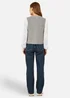Yumi Grey Knitted Pullover Waistcoat - L Image 3