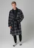 Tokyo Laundry Black Plush Dressing Gown - Medium Image 1