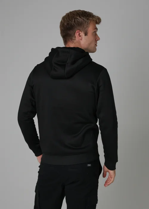 Tokyo Laundry Black Zip-Through Hoody - Large Image 2