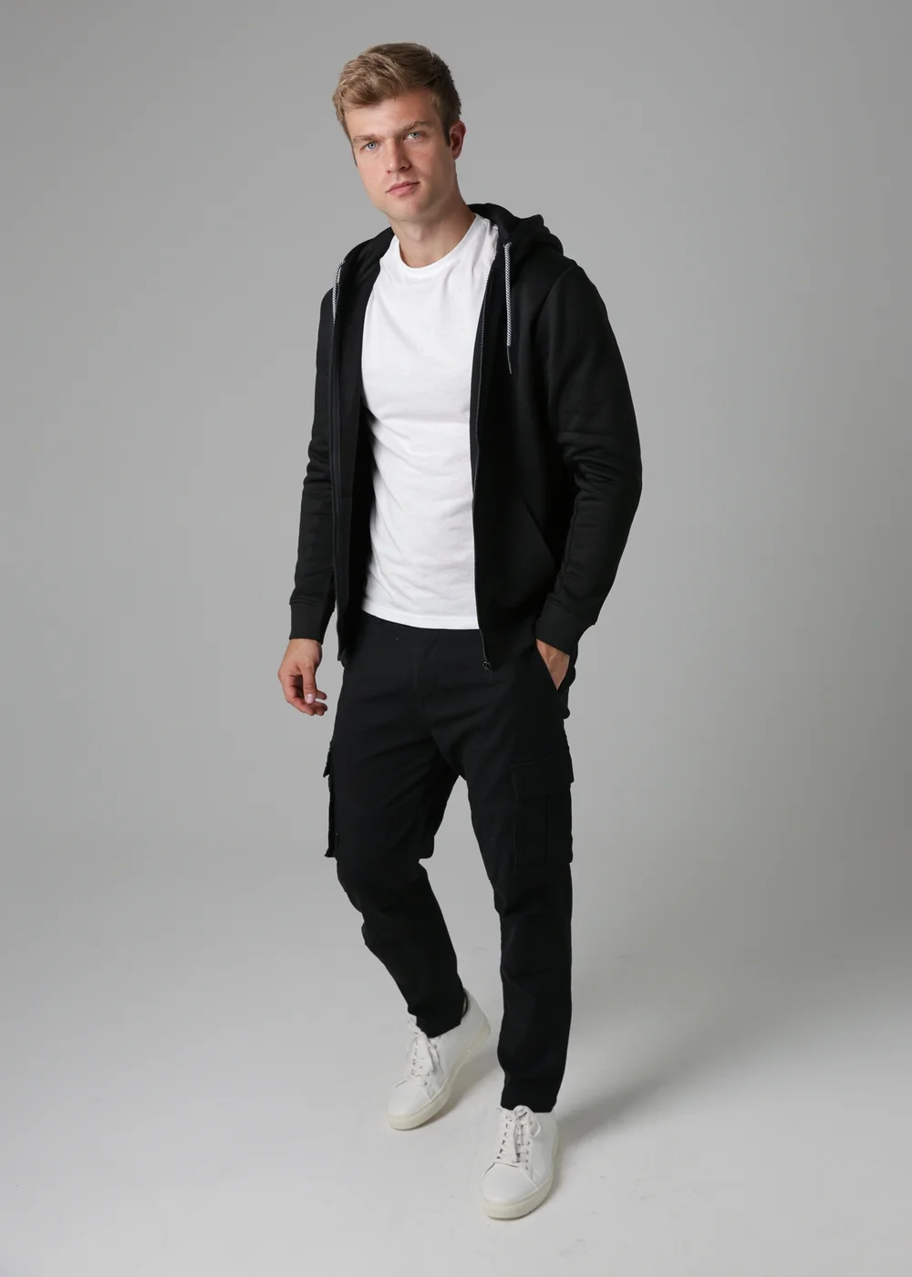 Tokyo Laundry Black Zip-Through Hoody - L Image 4