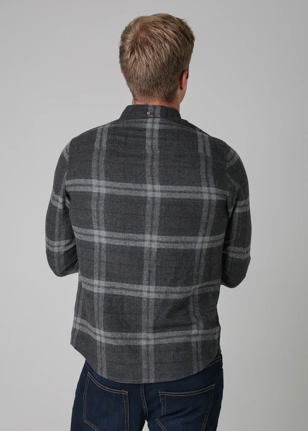 Tokyo Laundry Charcoal Cotton Printed Long Sleeve Shirt - Large Image 2