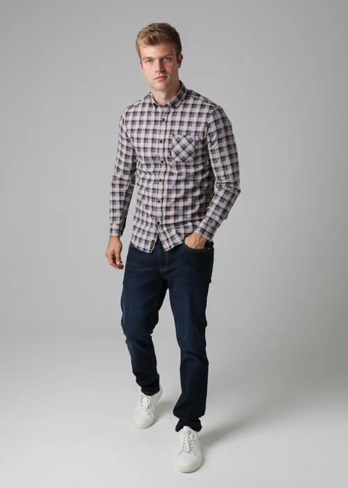 Tokyo Laundry Grey Cotton Printed Long Sleeve Shirt - Extra Large Image 4