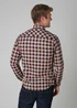 Tokyo Laundry Burgundy Cotton Printed Long Sleeve Shirt - Large Image 2