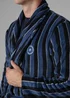 Tokyo Laundry Navy Plush Dressing Gown - Large Image 3