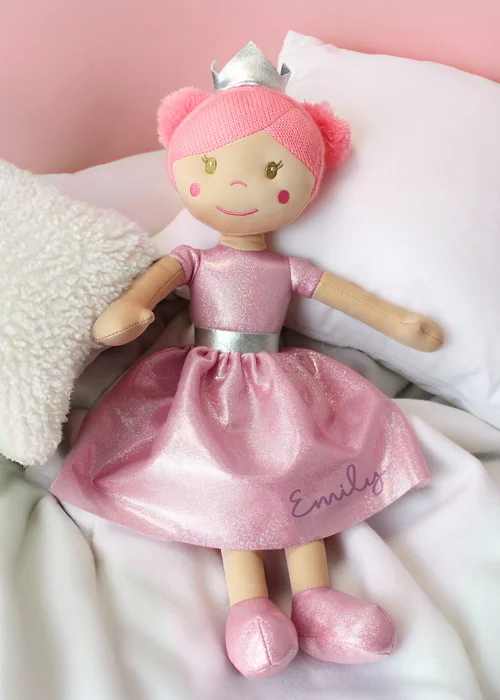Personalised Memento Company Pink Princess Ballerina Doll - One Size Image 3