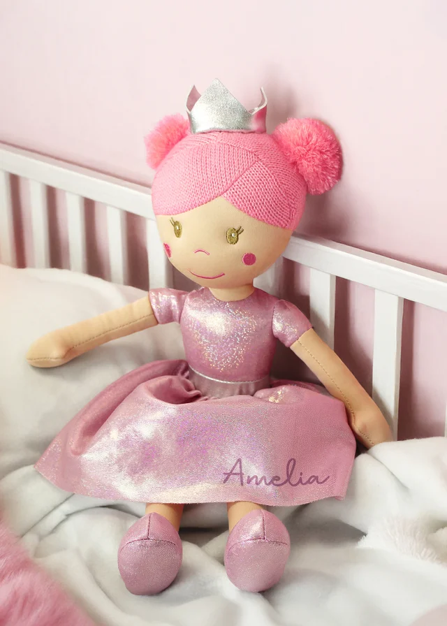 Personalised Memento Company Pink Princess Ballerina Doll