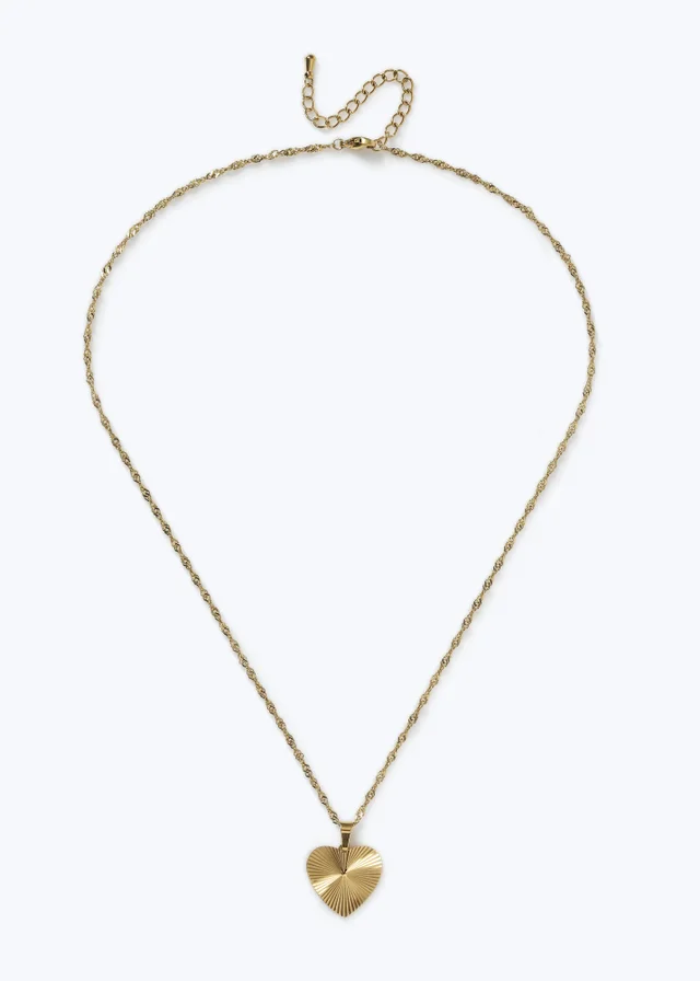 Muse Gold Heart Necklace