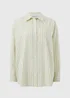 Yellow Poplin Stripe Shirt - Size 8 Image 4