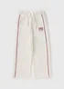 Girls Cream New York Wide Leg Jogging Bottoms (7-15yrs) - Age 7 Years Image 1