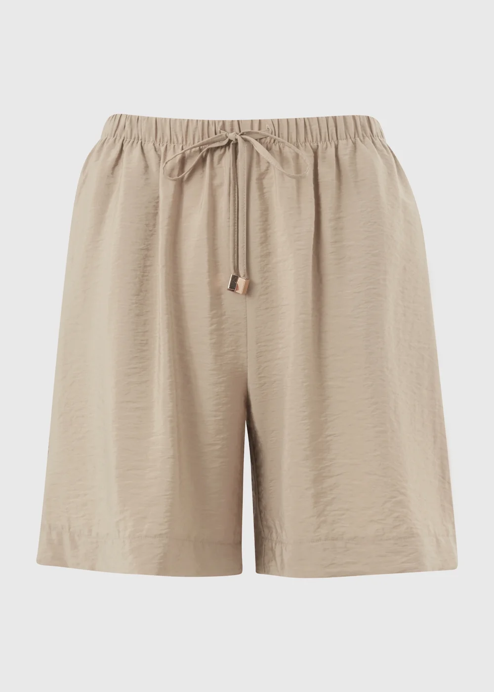 Camel Tie Waist Shorts - 18 Image 3