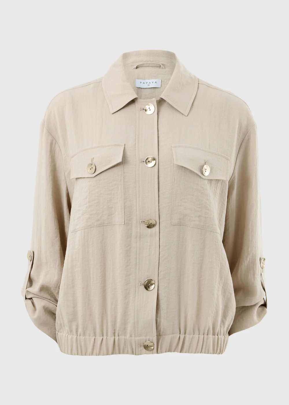 Oatmeal Soft Utility Co Ord Jacket - 22 Image 4