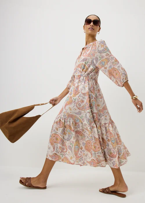 Multicolour Paisley Midaxi Dress - 8 Image 1