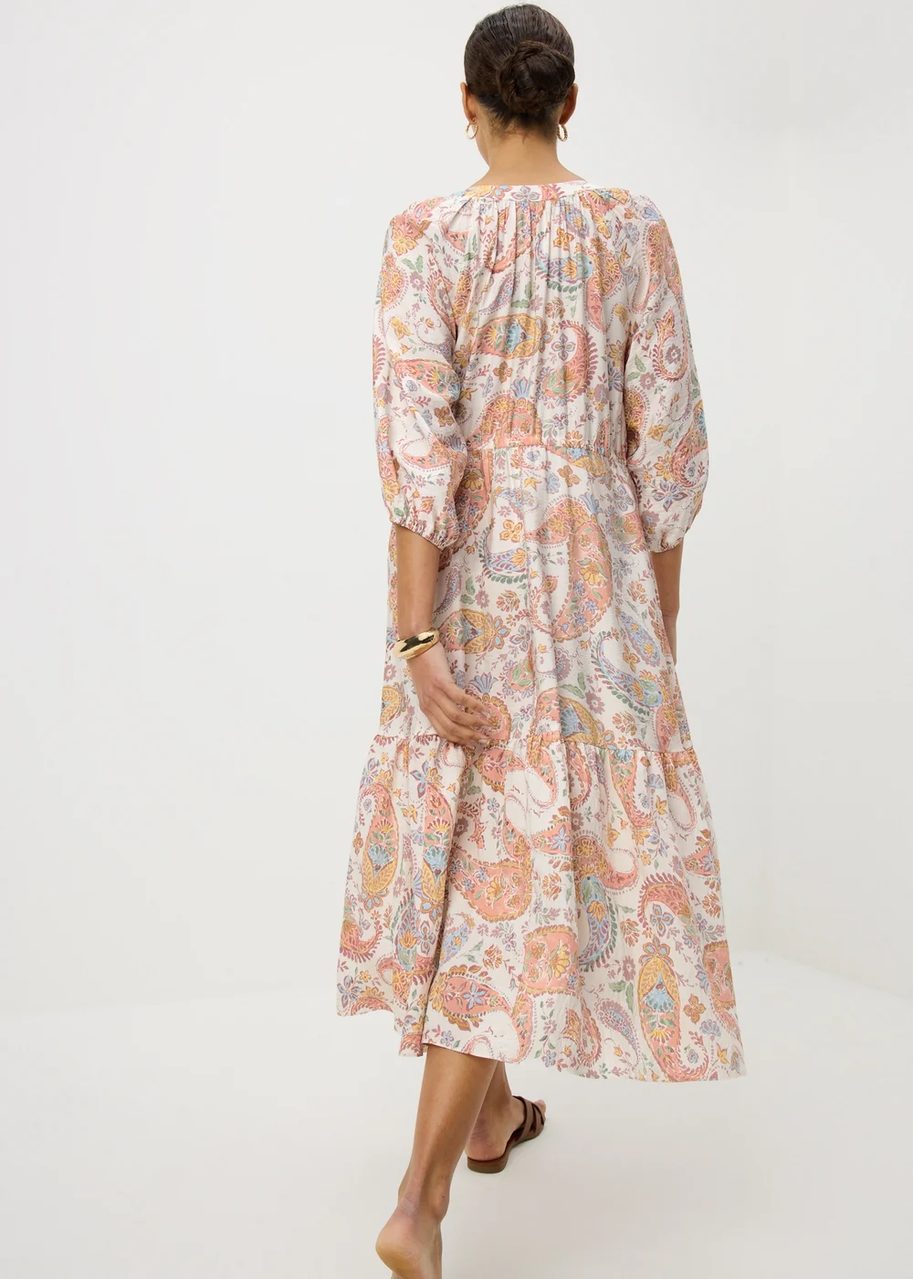 Multicolour Paisley Midaxi Dress - 8 Image 2