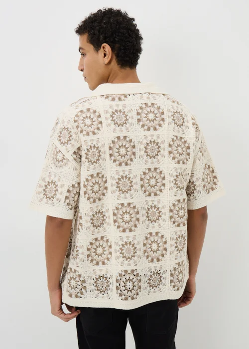 Stone Crochet Shirt - S/M Image 3