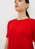Red T-Shirt Midi Dress - 8 Image 3
