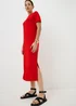 Red T-Shirt Midi Dress - 8 Image 1