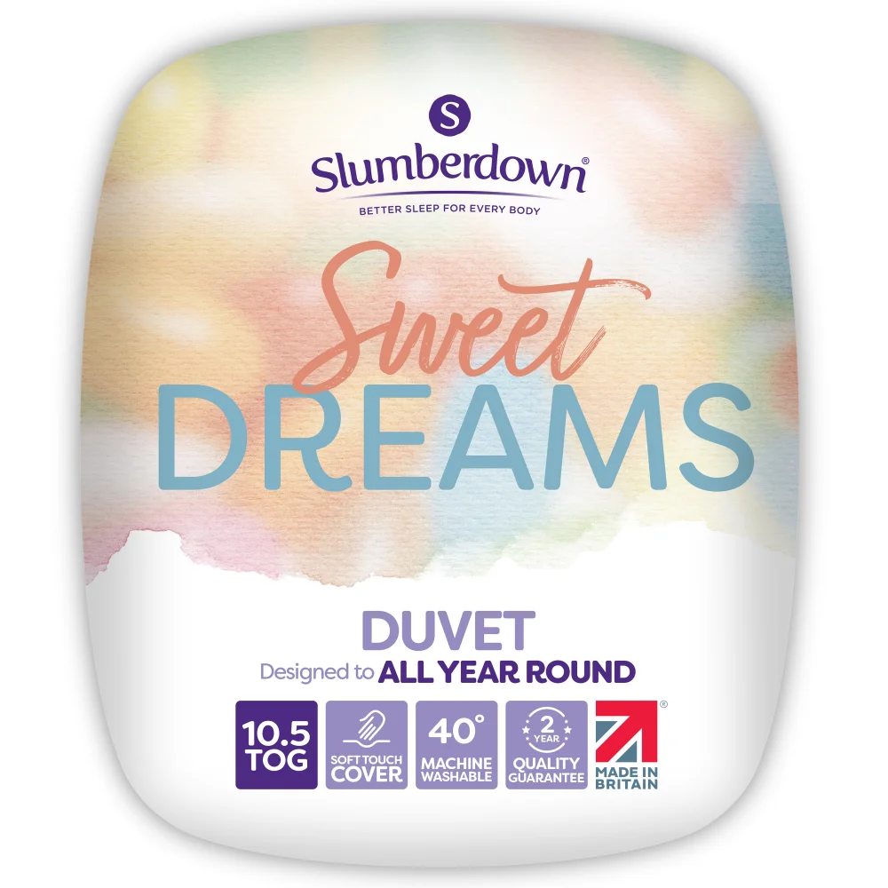 Slumberdown Sweet Dreams Duvet - Single Image 1