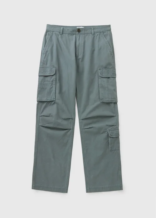 Slate Loose Fit Cargo Trousers - 32 L Image 4