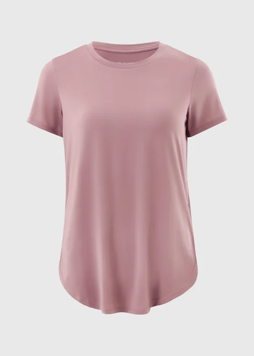 Souluxe Pink Longline Sports T-Shirt - XL Image 4