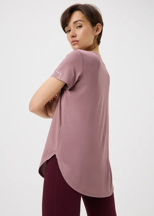 Souluxe Pink Longline Sports T-Shirt - XL Image 2