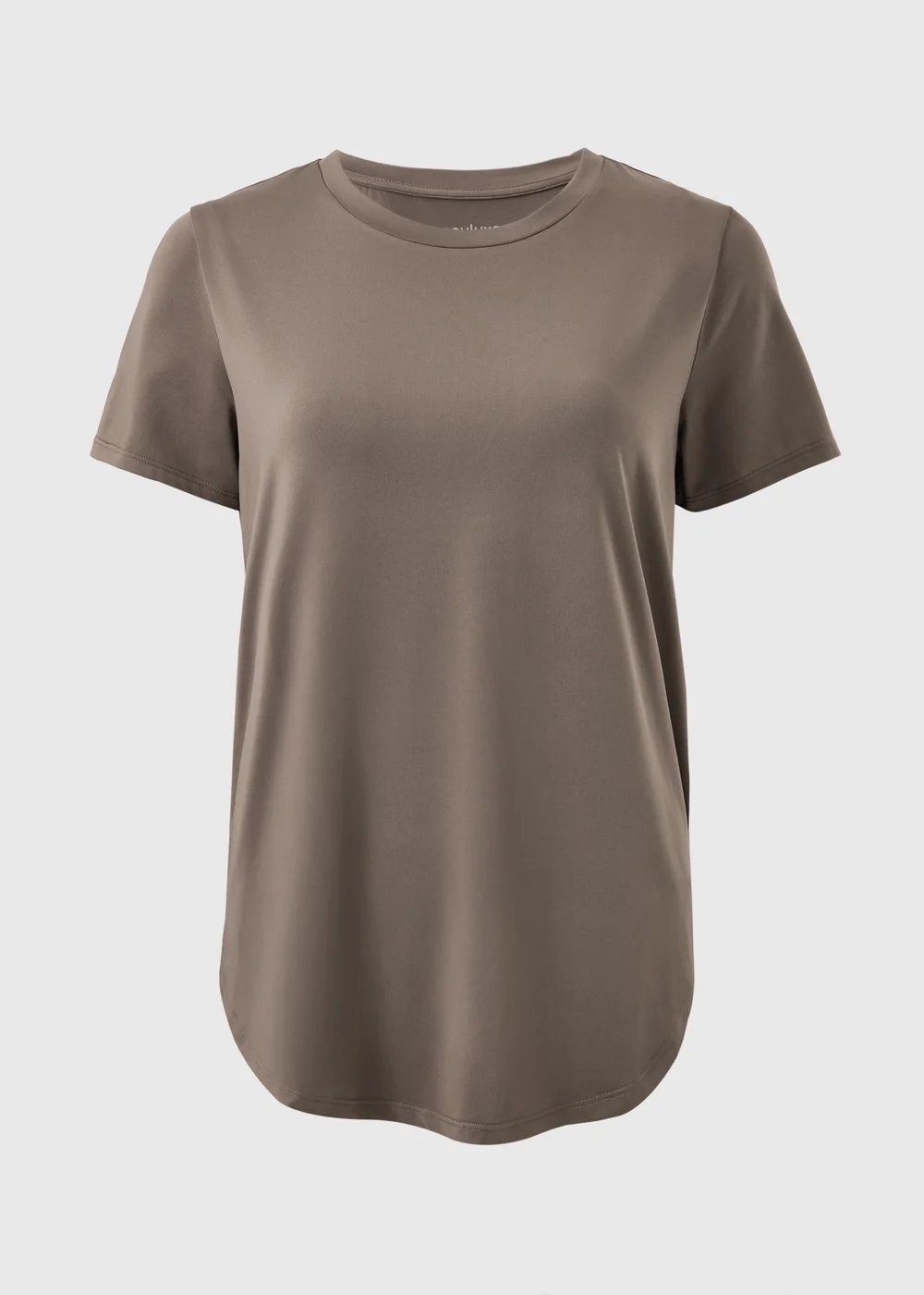 Souluxe Mocha Longline Sports T-Shirt - L Image 3