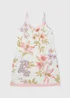 Cream Floral Chemise Nightie - XS Image 1