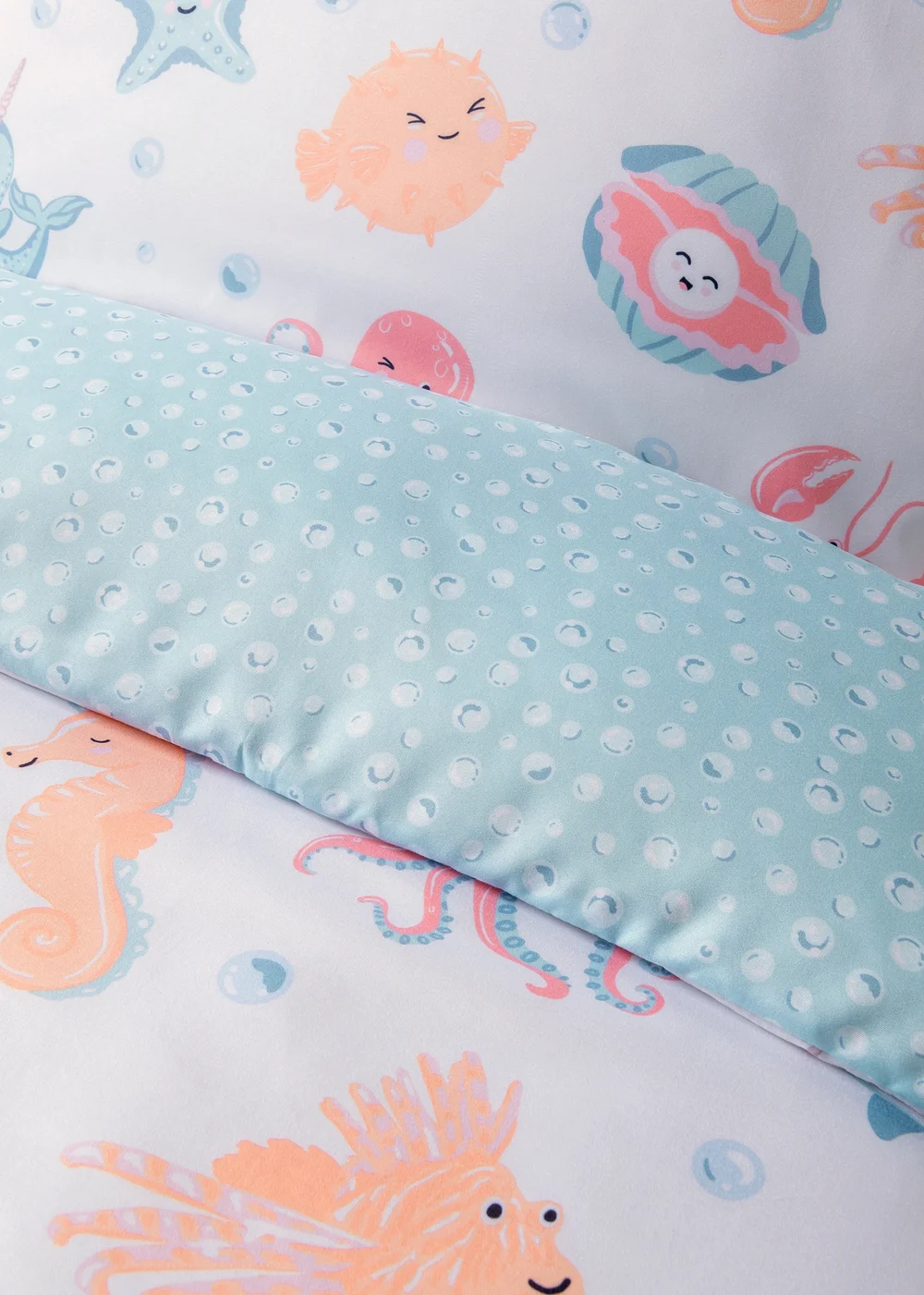 Multicolour Sea Creatures Duvet Set - Single Image 3