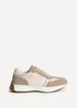 Linzi Hustle Beige Suede Mix Sports Trainers - Size 3 Image 2
