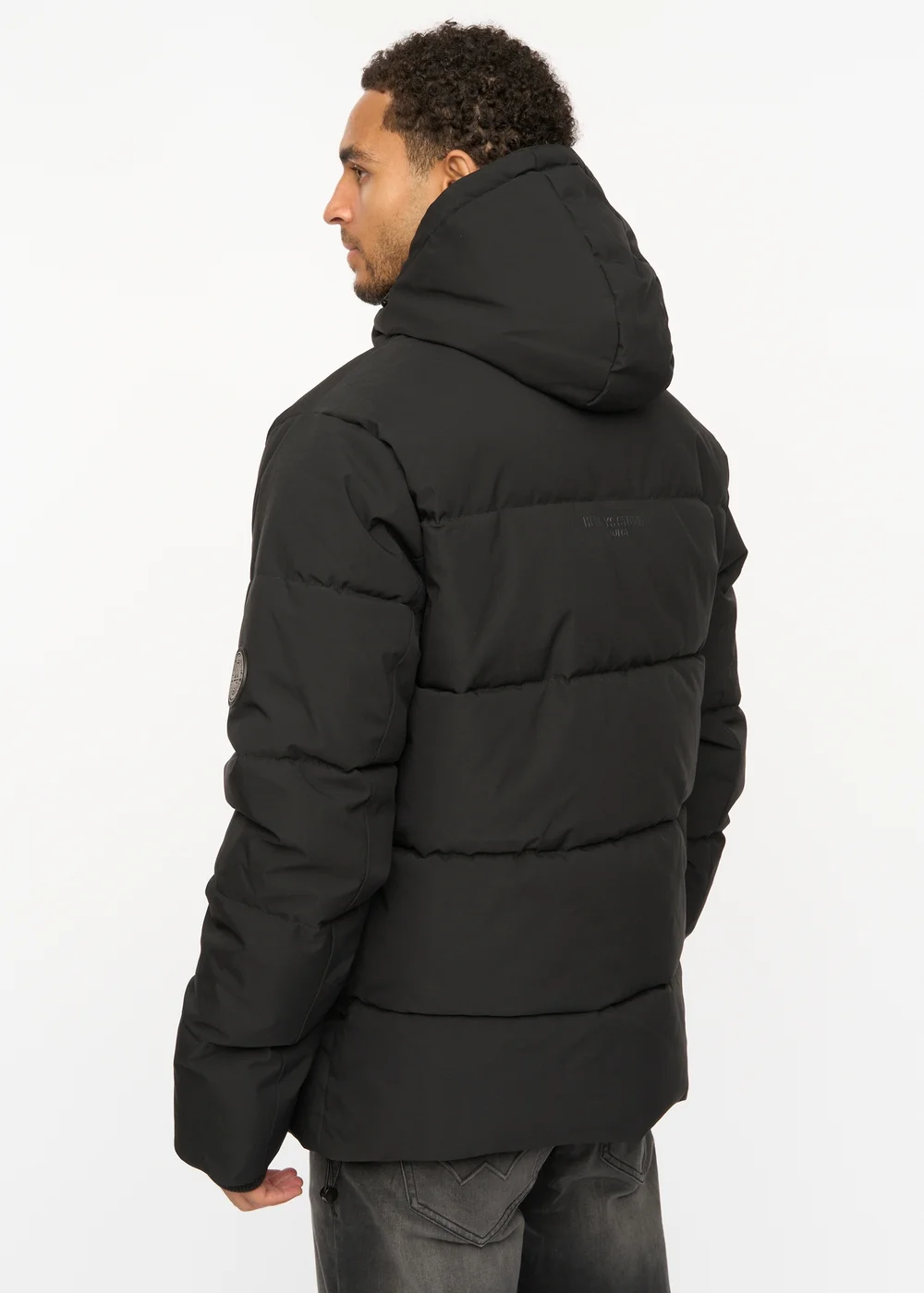 Henleys Black System Ski Puffer Jacket - 2XL Image 2
