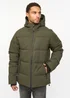 Henleys Khaki System Ski Puffer Jacket - L Image 3