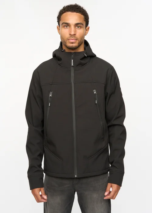 Henleys Black Expand Soft Shell Jacket - L Image 1