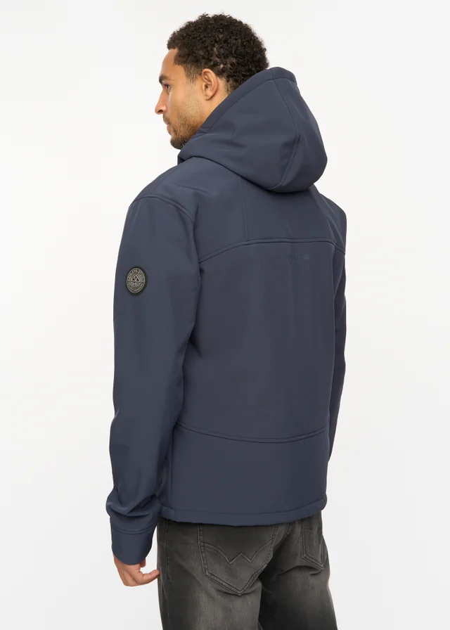 Henleys Navy Expand Soft Shell Jacket