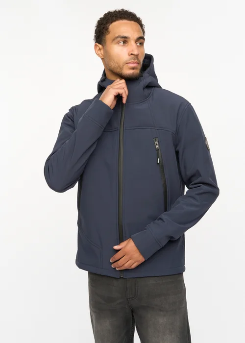 Henleys Navy Expand Soft Shell Jacket - 2XL Image 3