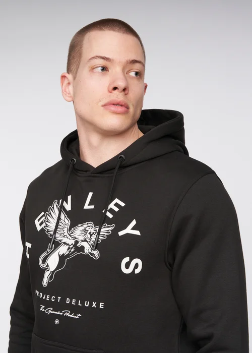Henleys Black Colhen Hoodie - Extra Large Image 4