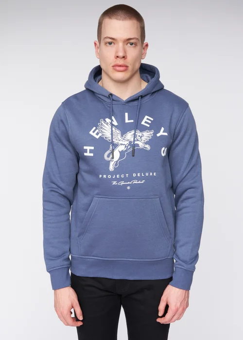Henleys Deep Blue Colhen Hoodie - Extra Large Image 1