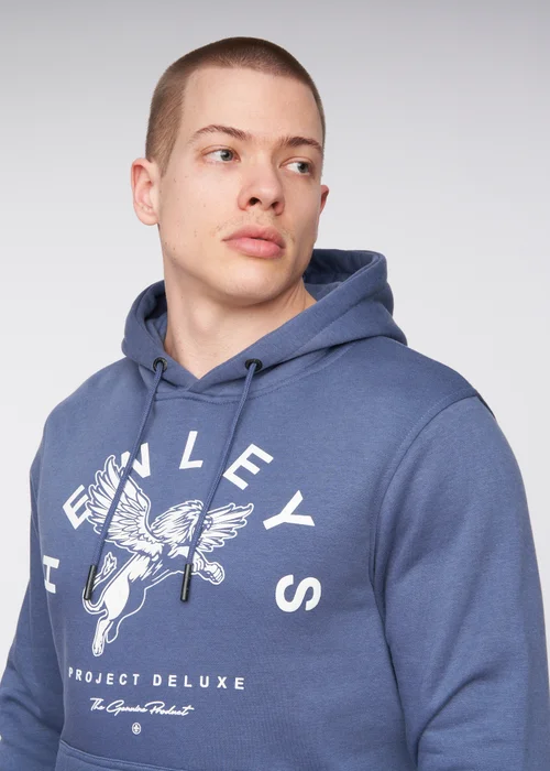 Henleys Deep Blue Colhen Hoodie - Extra Large Image 3