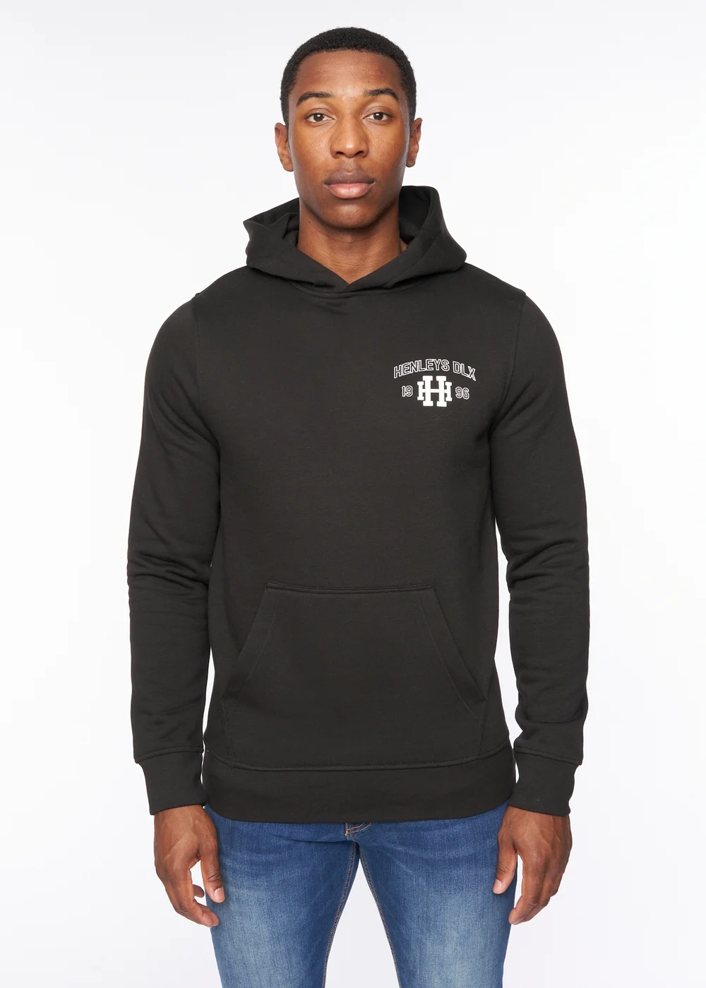 Henleys Black Edgeton Hoodie - Medium Image 1